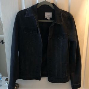 Black jean jacket